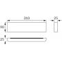 Strühm Zelda 03554 kinkiet 2x5 W czarny zdj.2