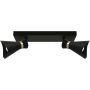 Strühm Loreta 04221 lampa podsufitowa 2x35 W czarna-złota zdj.1