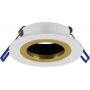 Strühm Pluto 04236 lampa do zabudowy 1x35 W biała-złota zdj.1