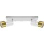 Strühm Puzon 04277 lampa podsufitowa 2x35 W biała-złota zdj.1