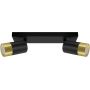 Strühm Puzon 04278 lampa podsufitowa 2x35 W czarna-złota zdj.1