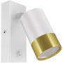 Strühm Puzon 04285 kinkiet 1x35 W biały-złoty zdj.1