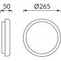 Strühm Edytor 04335 plafon zewnętrzny 1x15 W biała zdj.2