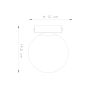 Sollux Lighting Yoli SL2232 lampa podsufitowa 1x8 W beżowa zdj.2