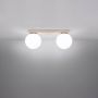 Sollux Lighting Yoli SL2233 lampa podsufitowa 2x8 W beżowa zdj.4