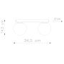 Sollux Lighting Yoli SL2239 lampa podsufitowa 2x8 W beżowa zdj.2