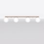 Sollux Lighting Yoli SL2241 lampa podsufitowa 4x8 W brązowa zdj.3