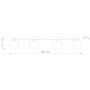 Sollux Lighting Yoli SL2241 lampa podsufitowa 4x8 W brązowa zdj.2