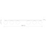 Sollux Lighting Yoli SL2242 lampa podsufitowa 6x8 W brązowa zdj.2