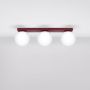 Sollux Lighting Yoli SL2252 lampa podsufitowa 3x8 W burgund zdj.3