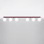 Sollux Lighting Yoli SL2254 lampa podsufitowa 6x8 W burgund zdj.3