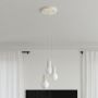 Sollux Lighting Halo SL1720 lampa wisząca 3x8 W biała-beżowa zdj.11