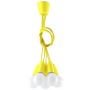 Sollux Lighting Diego SL0580 lampa wisząca 5x60 W żółty zdj.1