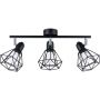 Sollux Lighting Artemis SL1107 lampa podsufitowa 3x40 W czarny zdj.1