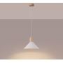 Sollux Lighting Jaga SL1319 lampa wisząca 1x15 W biała zdj.6