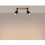 Sollux Lighting Fager SL1344 lampa podsufitowa 2x10 W czarna-drewno zdj.11