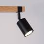 Sollux Lighting Fager SL1344 lampa podsufitowa 2x10 W czarna-drewno zdj.7