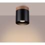 Sollux Lighting Rif SL1349 lampa podsufitowa 1x10 W czarna-drewno zdj.10