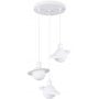 Sollux Lighting Hyperion SL1357 lampa wisząca 3x8 W biała zdj.1