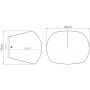 Sollux Lighting Globe SL1362 kinkiet 2x8 W szary zdj.2