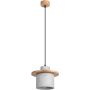 Sollux Lighting Mab SL1363 lampa wisząca 1x15 W szary/popielaty zdj.1