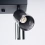 Sollux Lighting Winx SL1370 lampa podsufitowa 4x10 W czarna-chrom zdj.4