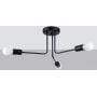 Sollux Lighting Norah SL1450 lampa podsufitowa 3x15 W czarna zdj.3