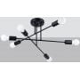 Sollux Lighting Norah SL1453 lampa podsufitowa 6x15 W czarna zdj.3