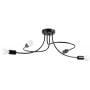 Sollux Lighting Levar SL1455 lampa podsufitowa 4x15 W czarna zdj.1