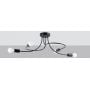 Sollux Lighting Levar SL1455 lampa podsufitowa 4x15 W czarna zdj.3