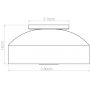 Sollux Lighting Omiq SL1681 plafon 4x15 W czerwony zdj.2