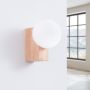 Sollux Lighting Bulbo SL1682 kinkiet 1x8 W biały-drewno zdj.2