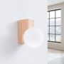 Sollux Lighting Bulbo SL1682 kinkiet 1x8 W biały-drewno zdj.4