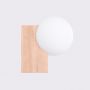 Sollux Lighting Bulbo SL1682 kinkiet 1x8 W biały-drewno zdj.8