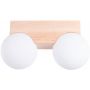 Sollux Lighting Bulbo SL1683 lampa podsufitowa 2x8 W biała-drewno zdj.1