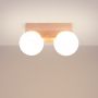 Sollux Lighting Bulbo SL1683 lampa podsufitowa 2x8 W biała-drewno zdj.4