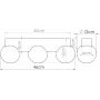 Sollux Lighting Bulbo SL1684 lampa podsufitowa 3x8 W biała-drewno zdj.2