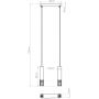 Sollux Lighting Lami SL1687 lampa wisząca 2x10 W biała zdj.2