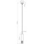 Sollux Lighting Liro SL1691 lampa wisząca 1x10 W biała zdj.2