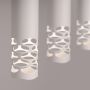 Sollux Lighting Liro SL1693 lampa wisząca 3x10 W biała zdj.5