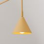 Sollux Lighting Nox SL1698 kinkiet 1x10 W złoty zdj.5