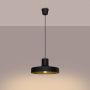 Sollux Lighting Bilo SL1703 lampa wisząca 1x15 W czarna zdj.4