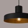 Sollux Lighting Bilo SL1703 lampa wisząca 1x15 W czarna zdj.5
