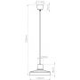 Sollux Lighting Bilo SL1704 lampa wisząca 1x15 W beżowa zdj.2
