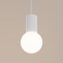 Sollux Lighting Halo SL1709 lampa wisząca 1x8 W biała zdj.5