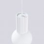 Sollux Lighting Halo SL1709 lampa wisząca 1x8 W biała zdj.8