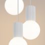 Sollux Lighting Halo SL1710 lampa wisząca 3x8 W biała zdj.5