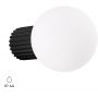 Sollux Lighting Halo SL1712 kinkiet 1x8 W biały-czarny zdj.1