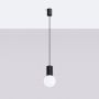 Sollux Lighting Halo SL1714 lampa wisząca 1x8 W biała-czarna zdj.3