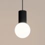 Sollux Lighting Halo SL1714 lampa wisząca 1x8 W biała-czarna zdj.5